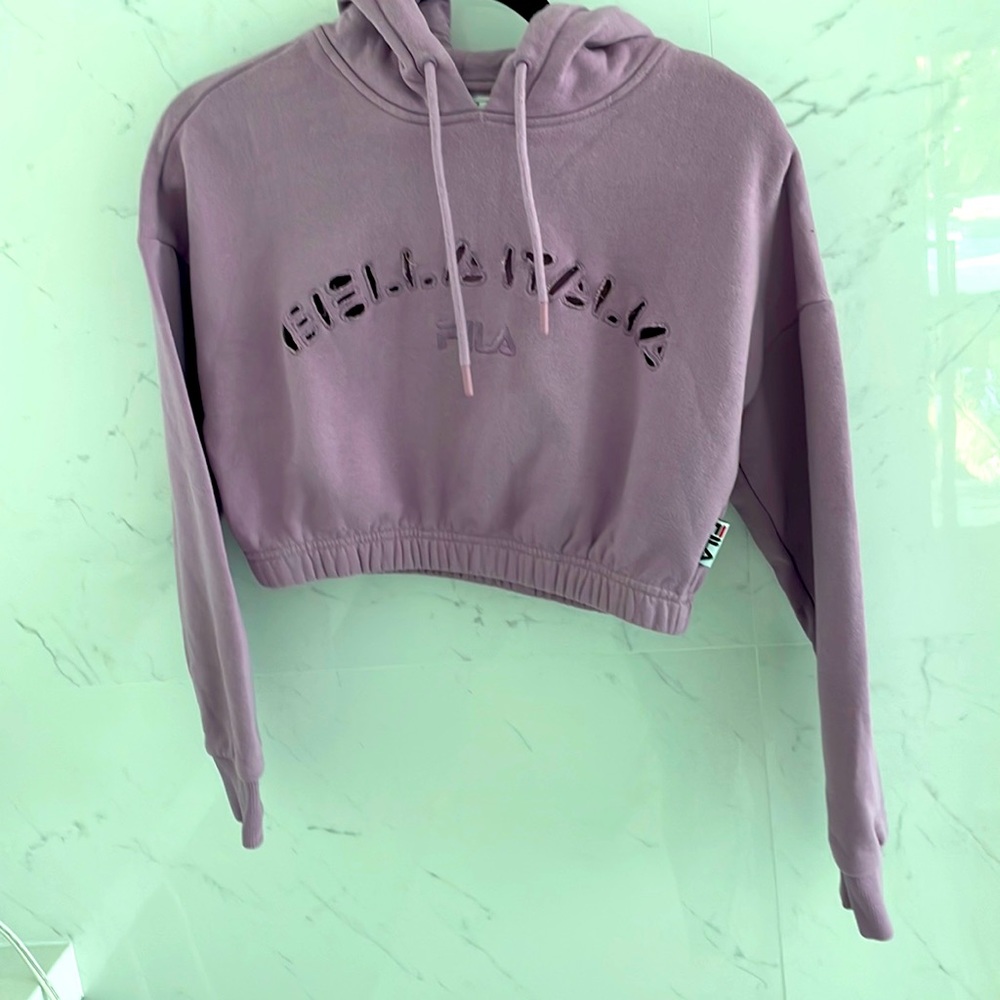 Fils Cropped Hoodie